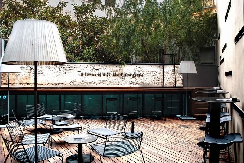 Caro Hotel Валенсия Экстерьер фото The terrace of the hotel